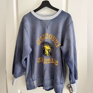 Champion index + archives distressed oversized sweatshirt